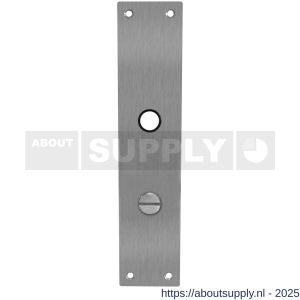 Intersteel 2688 schild renovatie rechthoekig 250x55x2 mm WC78/8 mm RVS - S26005859 - afbeelding 1