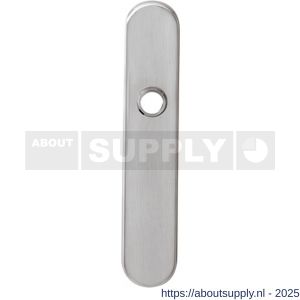 Intersteel 2696 schild ovaal verdekt 220x42 mm WC63/8 mm RVS - S26007646 - afbeelding 1