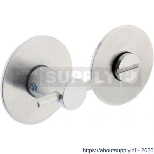 Intersteel 3403 WC-sluiting zelfklevend diameter 55x2 mm met stift 5x5 mm RVS - S26006853 - afbeelding 1