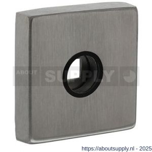Intersteel 3406 rozetten massief verdekt 53x53x10 mm met nokken en 2-weg veerconstructie RVS - S26008554 - afbeelding 1