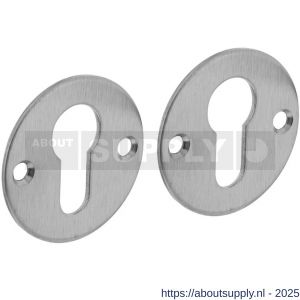 Intersteel Essentials 3409 cilinderrozetten diameter 50x2 mm RVS - S26011080 - afbeelding 1