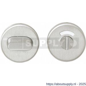 Intersteel 3410 WC-sluiting verdekt diameter 53x10 mm met stift 6x6 mm RVS - S26002742 - afbeelding 1