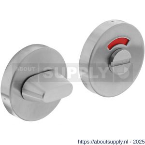 Intersteel Living 3410 WC-sluiting verdekt diameter 53x10 mm met stift 8x8 mm RVS - S26007622 - afbeelding 1