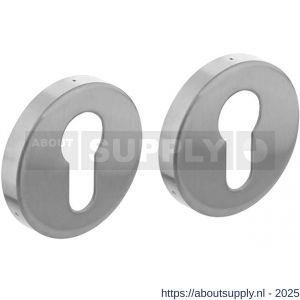 Intersteel Essentials 3410 cilinderrozetten verdekt diameter 53x9 mm RVS - S26011082 - afbeelding 1