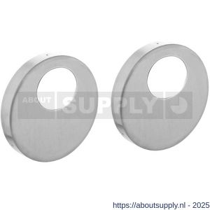 Intersteel 3410 rondcilinderrozetten verdekt diameter 53x9 mm RVS - S26011358 - afbeelding 1