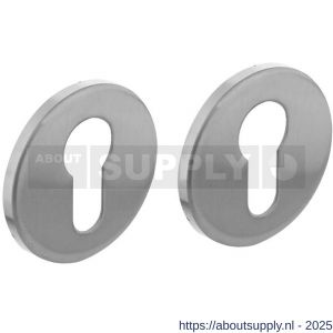 Intersteel Essentials 3413 cilinderrozetten verdekt diameter 53x5 mm RVS - S26011084 - afbeelding 1