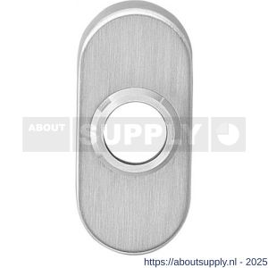 Intersteel 3417 rozetten verdekt ovaal 65x30x10 mm RVS - S26002494 - afbeelding 1