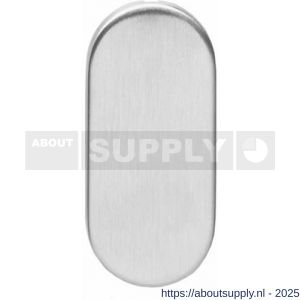 Intersteel Living 3418 afdekrozet verdekt ovaal 65x30x5 mm RVS - S26002290 - afbeelding 1