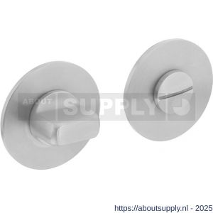 Intersteel Essentials 3423 WC-sluiting verdekt met magneet diameter 55x3 mm met nokken en stift 8x8 mm RVS - S26008561 - afbeelding 1