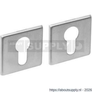 Intersteel Essentials 3432 cilinderrozetten verdekt 50x50x5 mm RVS - S26011097 - afbeelding 1