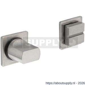 Intersteel Living 3439 WC-sluiting zelfklevend 30x30x3 mm met stift 8x8 mm RVS - S26010477 - afbeelding 1