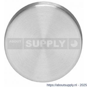 Intersteel 3464 afdekrozet verdekt diameter 55x8 mm met nokken RVS circulair geborsteld - S26002297 - afbeelding 1