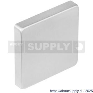 Intersteel 3510 afdekrozet verdekt 53x53x8 mm met nokken RVS - S26002400 - afbeelding 1