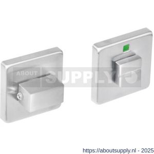 Intersteel Living 3510 WC-sluiting verdekt 53x53x8 mm met nokken en stift 8x8 mm RVS - S26002755 - afbeelding 1