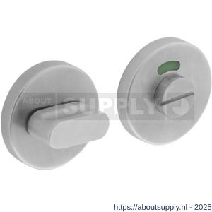 Intersteel 3523 WC-sluiting verdekt diameter 55x8 mm zonder venster met nokken en stift 6x6 mm RVS - S26005936 - afbeelding 1