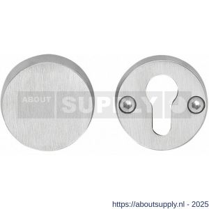 Intersteel 3752 SKG3 veiligheidsrozetten rond diameter 52x12 mm blind-profielcilindergat RVS - S26007699 - afbeelding 1