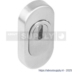 Intersteel Essentials 3752 veiligheid schuifrozet ovaal 74x34x14 mm met kerntrekbeveiliging RVS - S26008579 - afbeelding 1