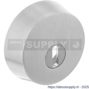 Intersteel Essentials 3755 SKG3 veiligheidsrozet rond diameter 59x18 mm voor oplegsloten met kerntrekbeveiliging RVS - S26007071 - afbeelding 1