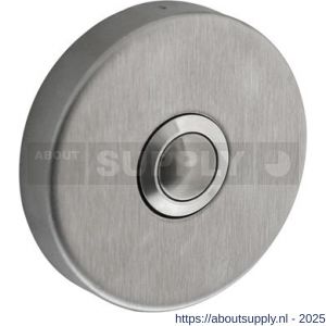 Intersteel Essentials 3990 beldrukker rond verdekt diameter 53x10 mm RVS - S26007295 - afbeelding 1