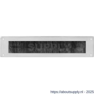 Intersteel Essentials 4015 tochtwering rechthoekig 340x76 mm RVS - S26000212 - afbeelding 1