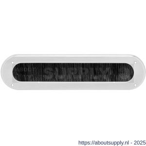 Intersteel Essentials 4015 tochtwering ovaal 340x80 mm RVS - S26007317 - afbeelding 1