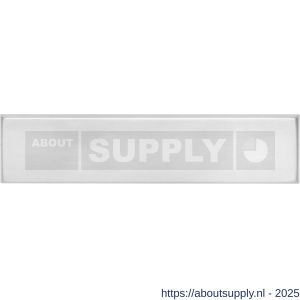 Intersteel Essentials 4015 tochtwering rechthoekig 340x80 mm verdekt RVS - S26006065 - afbeelding 1
