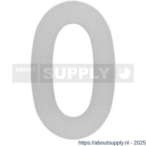 Intersteel Essentials 4020 huisnummer 0 150x2 mm RVS - S26002157 - afbeelding 1
