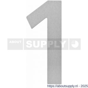 Intersteel Essentials 4020 huisnummer 1 150x2 mm RVS - S26002158 - afbeelding 1