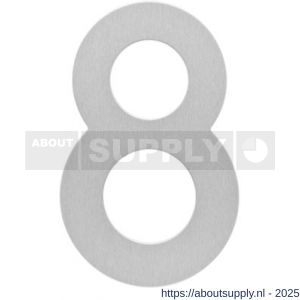 Intersteel Essentials 4020 huisnummer 8 150x2 mm RVS - S26002164 - afbeelding 1