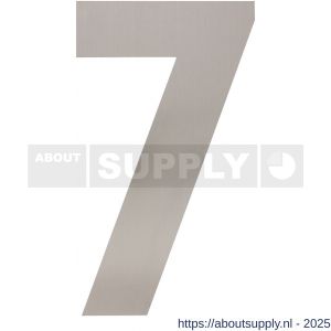 Intersteel Living 4021 huisnummer 7 XXL hoogte 500 mm RVS geborsteld - S26009278 - afbeelding 1