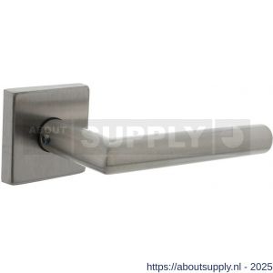 Intersteel Living 4057 set achterdeurbeslag vierkant deurkruk Jura met massieve rozetten RVS - S26010047 - afbeelding 1
