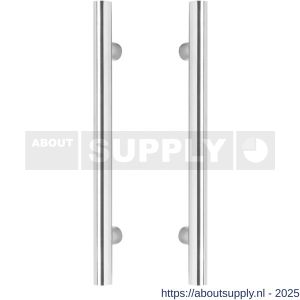 Intersteel Essentials 4325 deurgrepen per paar T-vorm 1200x70x25 mm hart op hart 1000 mm RVS - S26006109 - afbeelding 1