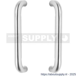 Intersteel Essentials 4340 deurgrepen per paar U-vorm 630x80x30 mm hart op hart 600 mm RVS - S26008776 - afbeelding 1