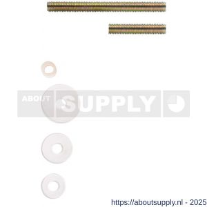 Intersteel 4380 bevestigingsset B voor deurgrepen doorgaand paarsgewijze montage voor hout-glas-PVC-aluminium deurdikte 10-65mm - S26006147 - afbeelding 1