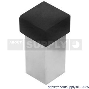 Intersteel Essentials 4421 deurstop vierkant 56x30x30 mm universele montage RVS - S26007389 - afbeelding 1
