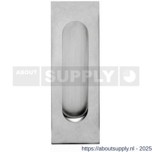 Intersteel Essentials 4476 schuifdeurkom rechthoekig 170x50 mm verdekt RVS - S26006162 - afbeelding 1
