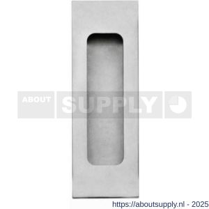 Intersteel Essentials 4476 schuifdeurkom rechthoekig 120x40 mm verdekt RVS - S26007656 - afbeelding 1