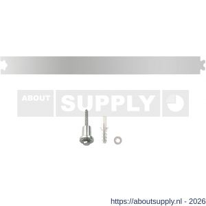 Intersteel Living 4501 tussenrail 45 cm voor schuifdeursysteem inclusief bevestigingsset roestvast staal - S26008788 - afbeelding 1