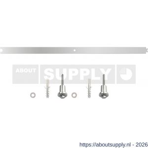 Intersteel Living 4501 tussenrail 90 cm voor schuifdeursysteem inclusief bevestigingsset roestvast staal - S26008789 - afbeelding 1