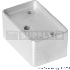 Intersteel Essentials 4800 opvulblok 20 mm kierstandhouder voor opdek raam of deur met bevestiging RVS - S26006169 - afbeelding 1