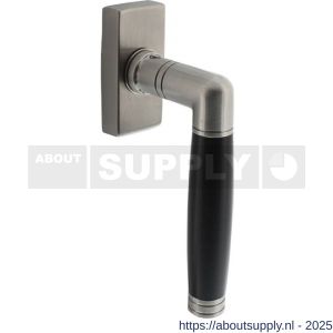 Intersteel Living 6156 raamkruk Ton 212 op stalen rechthoekige rozet stift 7x35 mm RVS - S26010132 - afbeelding 1
