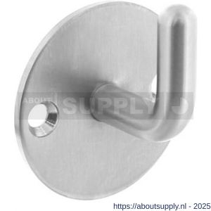 Intersteel Living 6950 jashaak op ronde achterplaat diameter 45 mm RVS - S26006182 - afbeelding 1