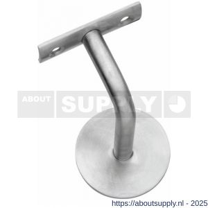 Intersteel Essentials 7300 leuninghouder gebogen hol zadel RVS M8 - S26003977 - afbeelding 1