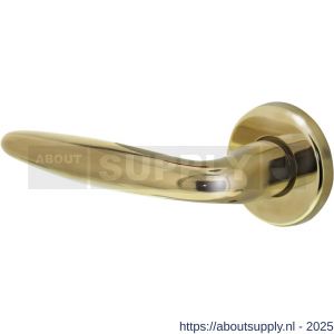 Intersteel 0199 deurkruk gatdeel links Sigaar op rozet verdekt diameter 49x7 mm PVD messingkleur - S26001569 - afbeelding 1