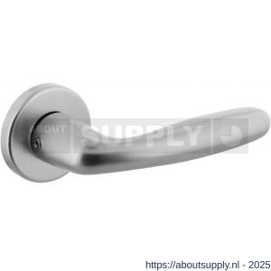 Intersteel Living 0072 deurkruk Sigaar met rozet verdekt diameter 50x7 mm met nokken aluminium F1 - S26001623 - afbeelding 1