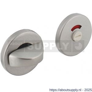 Intersteel Living 3090 WC-sluiting verdekt diameter 50x7 mm met nokken en stift 8x8 mm aluminium F1 - S26002651 - afbeelding 1