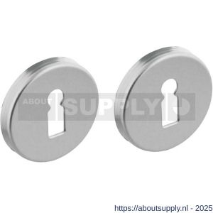 Intersteel Living 3090 sleutelrozetten verdekt diameter 50x7 mm met nokken aluminium F1 - S26011137 - afbeelding 1