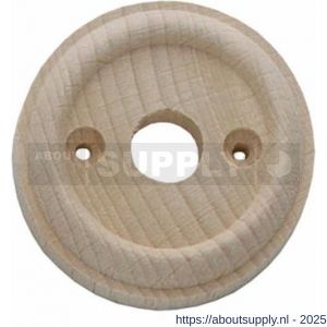 Intersteel 3650 rozetten diameter 56x10 mm hout - S26002445 - afbeelding 1