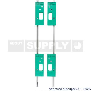 Intersteel Essentials 4631 freesmalset 2x 1000 mm 4-delig voor 4 bladscharnieren 76x76 mm - S26009286 - afbeelding 1