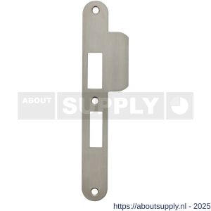 Intersteel Essentials 9508 sluitplaat 192x25x1,5 mm voor PC55 SKG sluitkom 950803 DIN links RVS - S26008894 - afbeelding 1